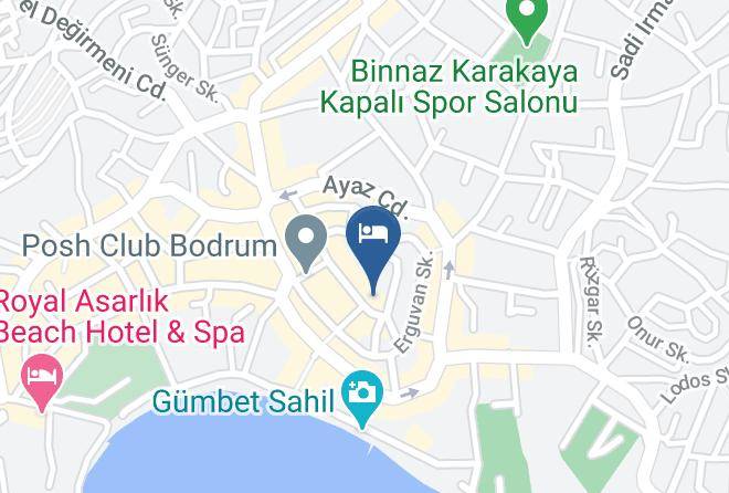 Bodrum - Bodrum Inanc Hotel Maps