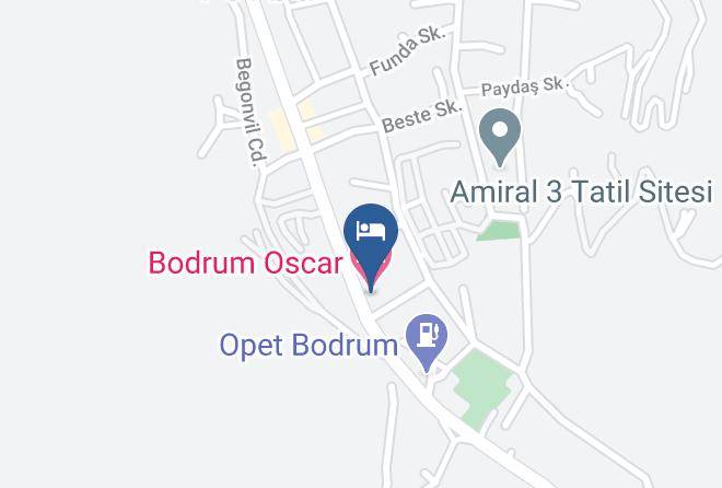 Bodrum - Bodrum Oscar Hotel Maps