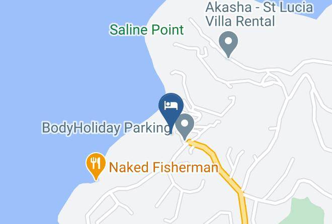 Bodyholiday Saint Lucia Map
