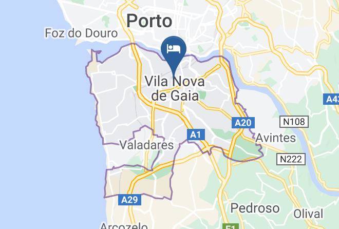Vila Nova De Gaia - Boeira Garden Hotel Porto Gaia Curio Collection By Hilton Maps