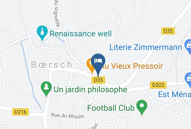 Bas Rhin - Boersch Bas Rhin Alsace Maps