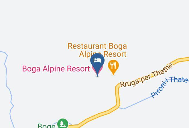 Boga Alpine Resort Map