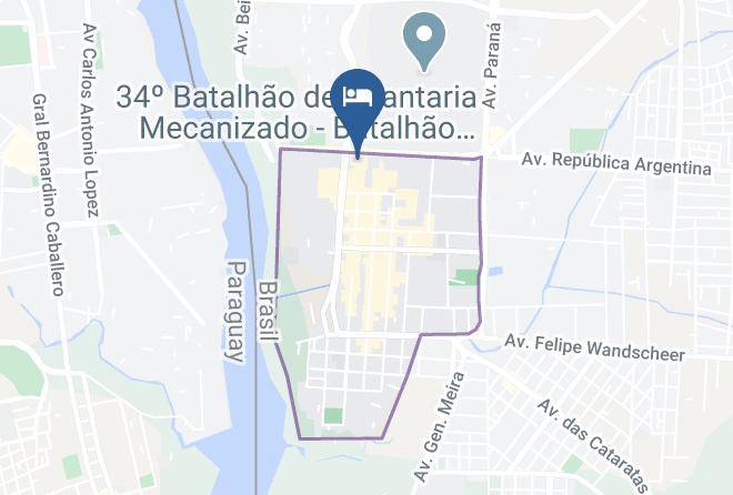 Foz Do Iguacu - Bogari Hotel Foz Do Iguacu Maps