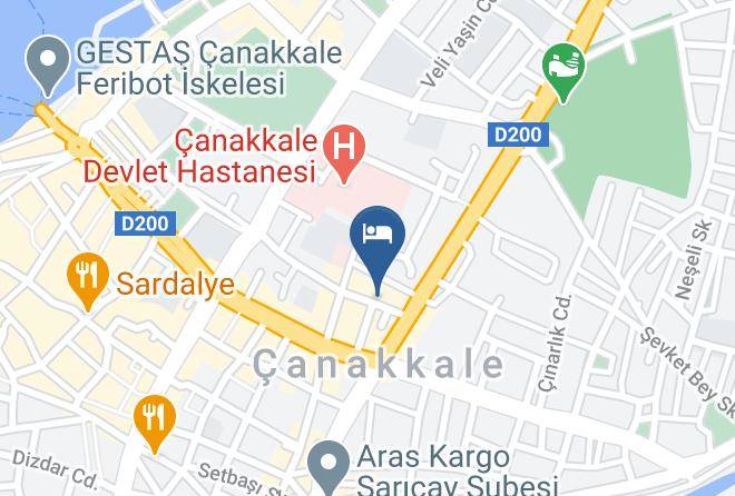 Canakkale Ismet Pasa - Bogaz Hotel Maps