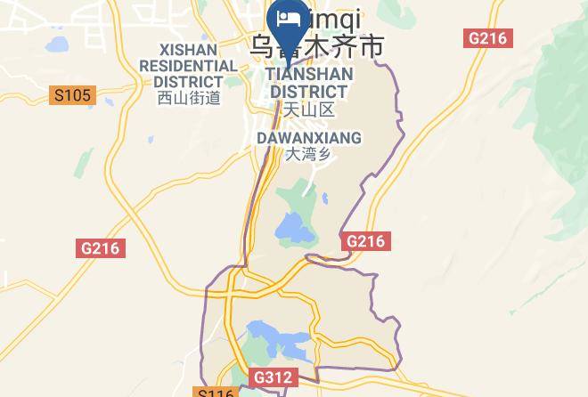 Urumqi - Bogda Hotel Maps