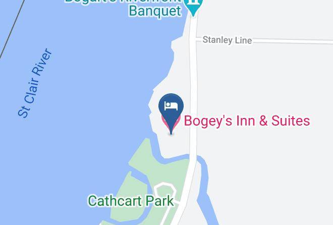 Bogey's Inn & Suites Map