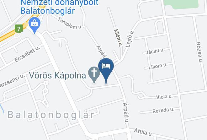 Boglari Kezmuves Muhely Vendeghaz Map