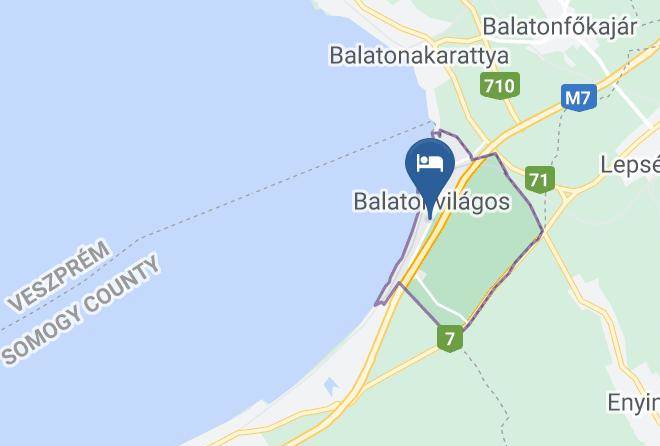 Balatonvilagos - Bognar Haus Maps