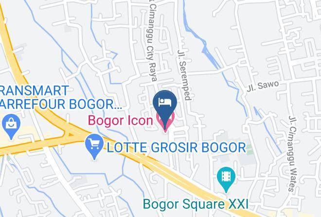 Kota Bogor - Bogor Icon Hotel And Convention Maps