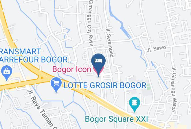 Kota Bogor - Bogor Icon Hotel Maps