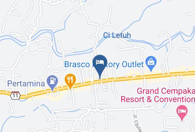 Bogor Regency - Bogor Indah Nirwana Hotel Maps