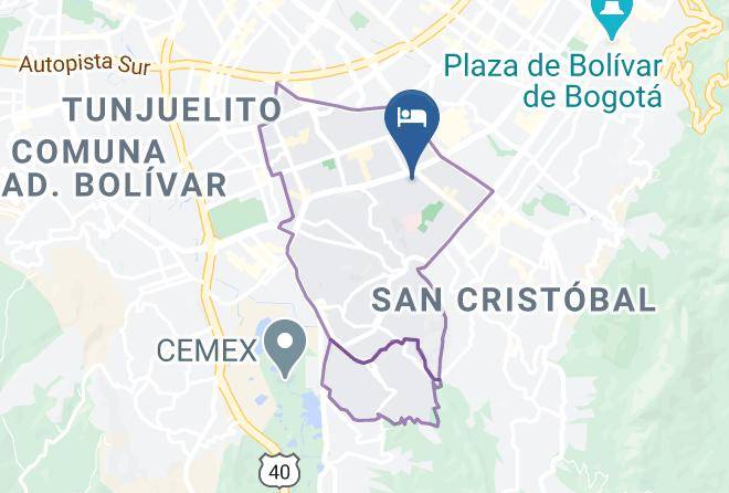 Bogota - Bogota Acogedor Lugar En El Claret Maps