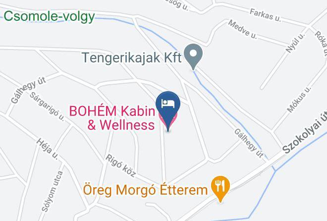 Verrcemaros - Bohem Kabin & Wellness Maps