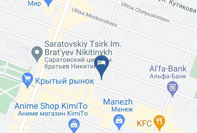 Saratov - Bohemia Economy Hotel Maps