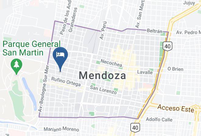 Mendoza - Bohemia Hotel Boutique Maps