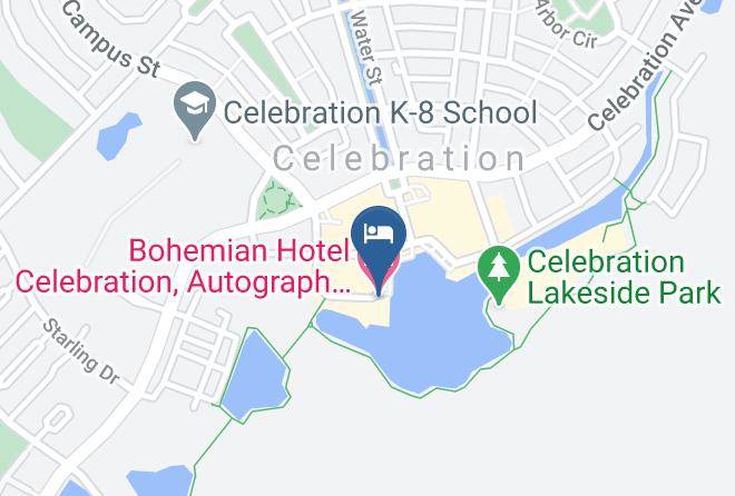 Osceola - Bohemian Hotel Celebration Autograph Collection Maps
