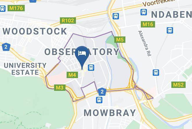 City Of Cape Town - Bohemian Lofts Backpackers Maps