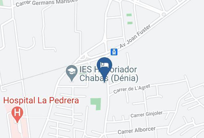 Boho Suites Denia Map