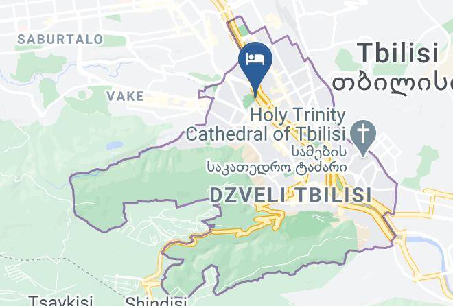 Tbilisi - Boho Tiflis Hotel Maps