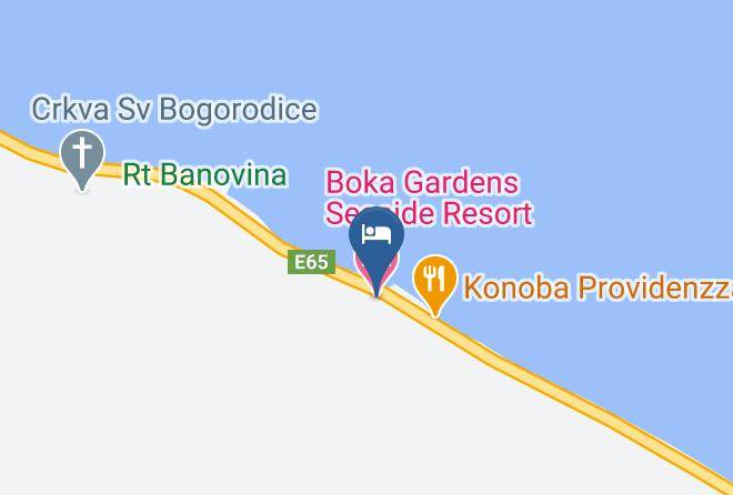 Kotor - Boka Gardens Seaside Resort Maps