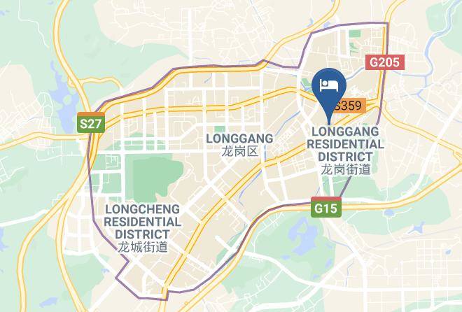 Shenzhen - Boke Boutique Hotel Shenzhen Longgang Maps