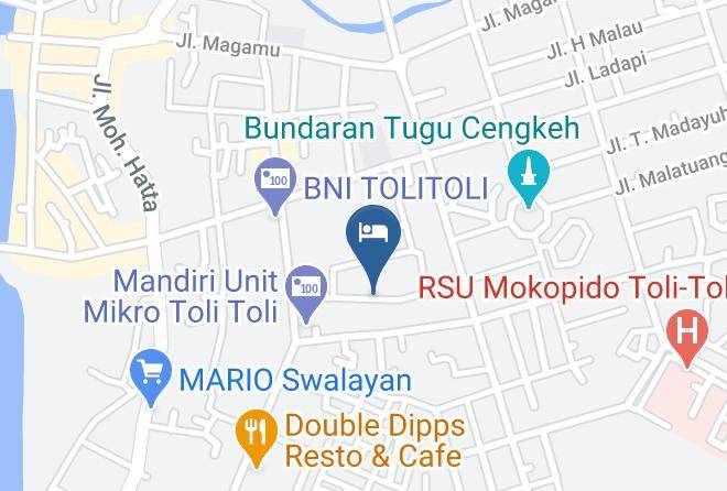 Tolitoli Regency - Boki Dive & Homestay Maps