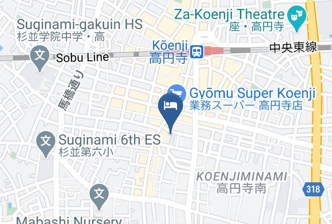 Suginami Ward - Bokuno Cafe&hotel Maps