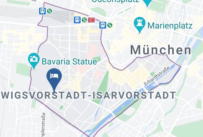 Munich District - Bold Hotel Munchen Zentrum Maps