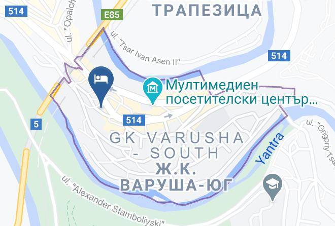 Veliko Tarnovo - Boliari Hotel Maps