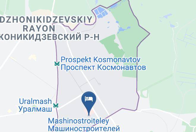 Yekaterinburg - Bolshoy Ural Hotel Maps