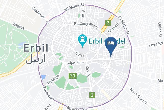 Erbil - Bolton Hotel Maps