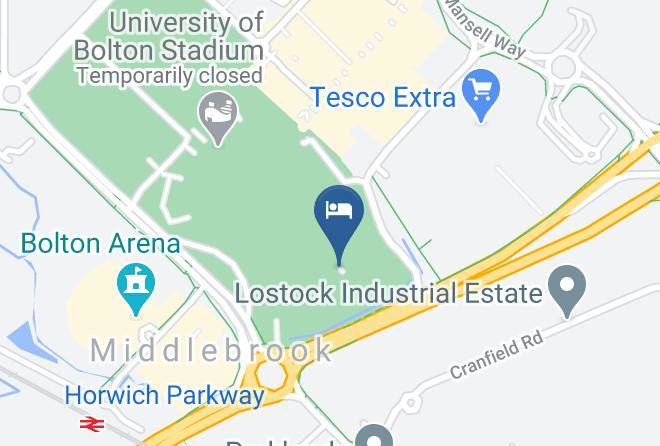 Greater Manchester - Bolton Whites Hotel Maps