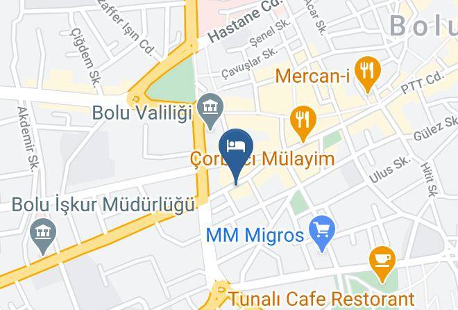 Bolu Tabaklar - Bolu Otel Adanaz Suit Maps
