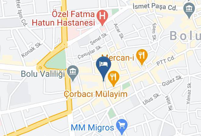 Bolu Tabaklar - Bolu Suit Otel Maps