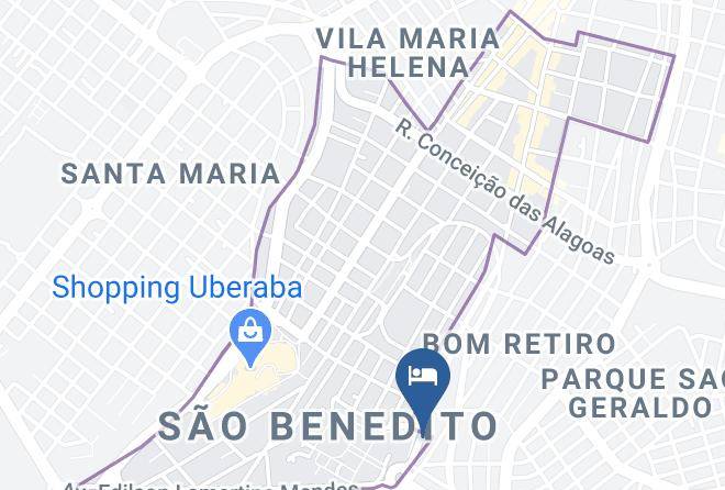 Uberaba - Bombonato Palace Hotel Maps