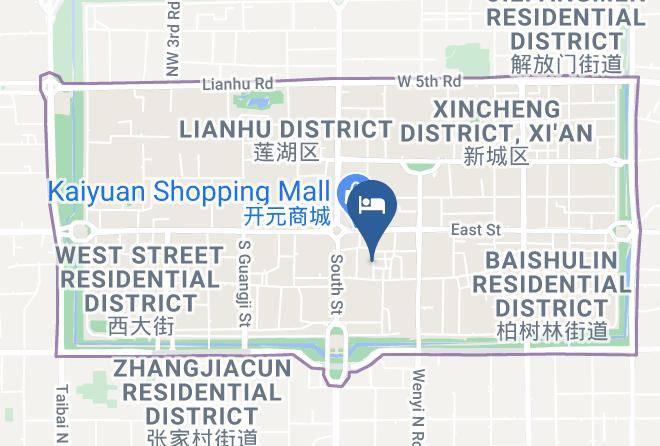 Xi An - Bomei Hotel Maps
