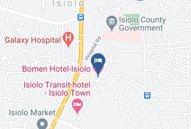 Isiolo - Bomen Hotel Isiolo Maps