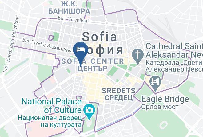 Sofia - Bon Bon Central Hotel Maps