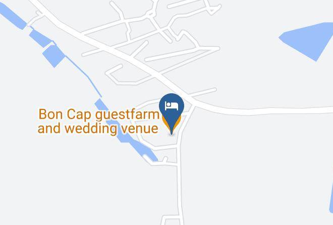 Cape Winelands - Bon Cap Guestfarm And Wedding Venue Maps