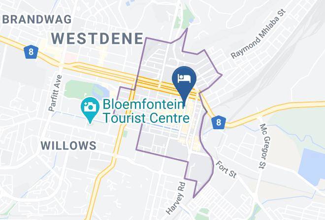 Mangaung - Bon Hotel Bloemfontein Central Maps