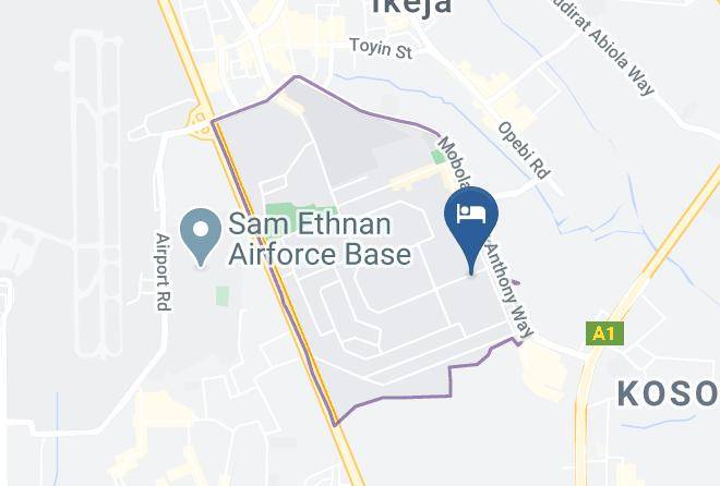 Kosofe - Bon Hotel Ikeja Residence Maps