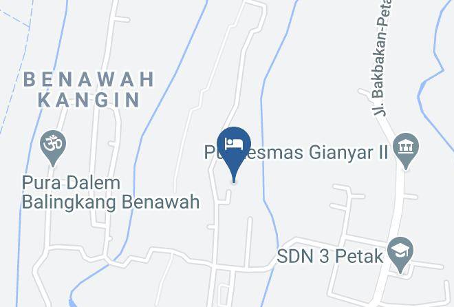 Gianyar Regency - Bon Nyuh Bungalows Maps
