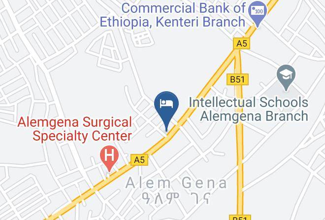 Addis Ababa - Bonako Hotel Maps