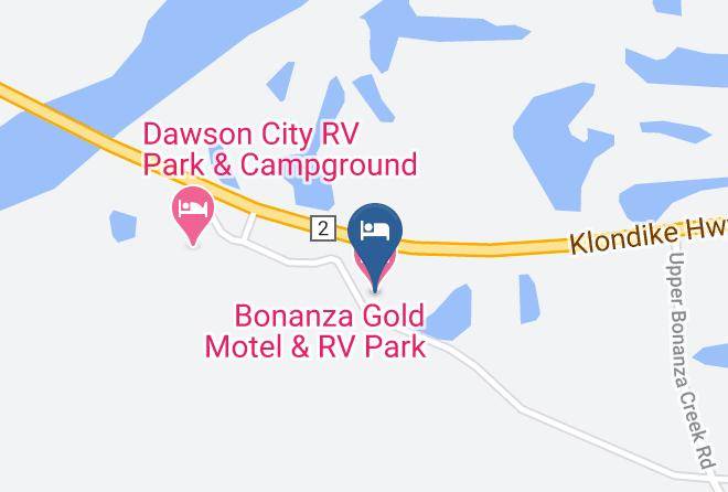 Dawson - Bonanza Gold Motel & Rv Park Maps