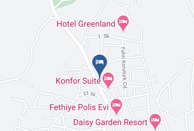 Fethiye - Boncuklu Otel Maps