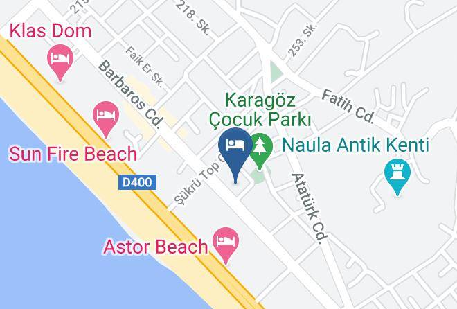 Alanya - Bone Club Svs Otel Maps