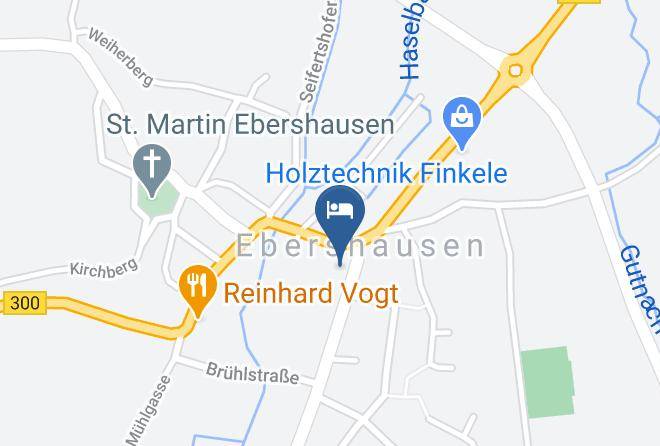 Gunzburg - Bonenberger`s Gastehaus Ebershausen Maps