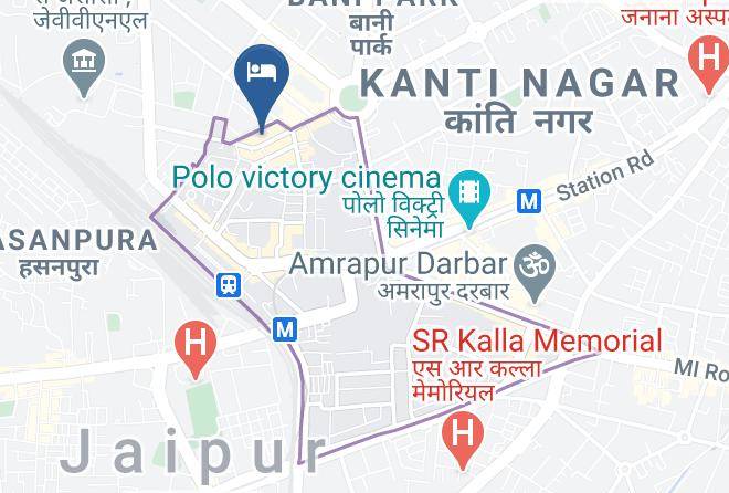 Jaipur - Bani Park Hotel Jaipur Maps