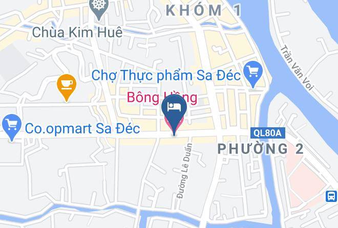 Sa Dec - Bong Hng Hotel Maps