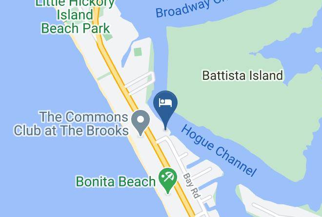 Bonita Beach Resort Motel Map